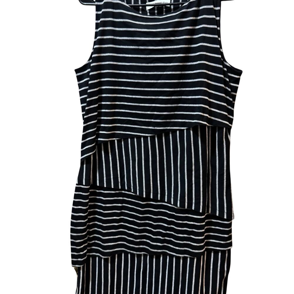 Striped sleeveless dress size large - Picture 6 of 12